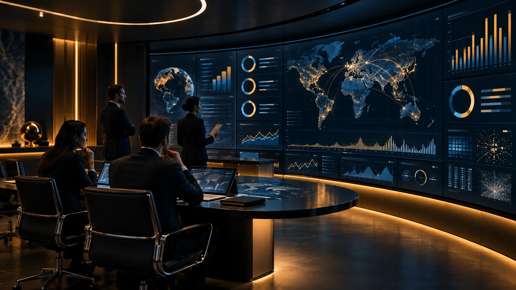 Business growth analytics dashboard