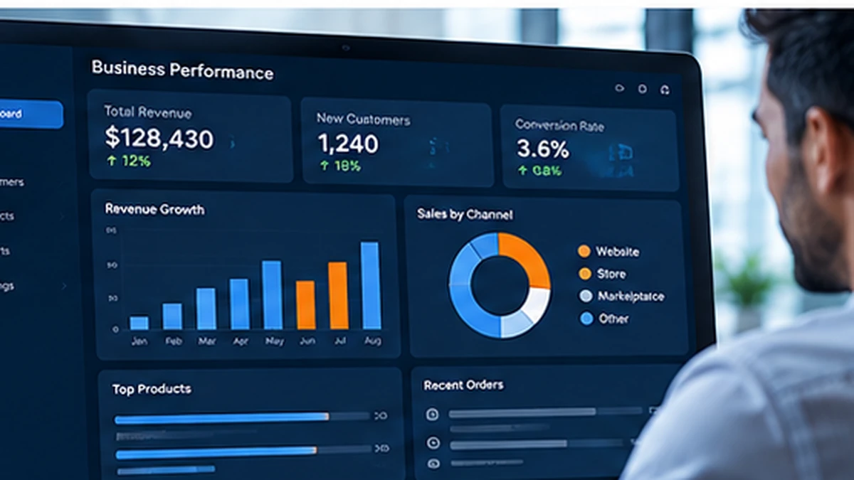 Business reporting dashboards and managed transformation